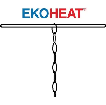 EKOHEAT Tyč pro uchycení lanka nebo řetězu