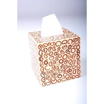 Dárková krabička Krabička na kapesníky z voňavé skořice 12x12x12cm