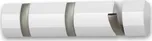 Umbra Flip 3 s kovovými háčky bílý