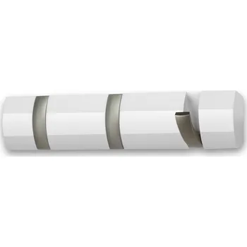 Věšák Umbra Flip 3 s kovovými háčky bílý