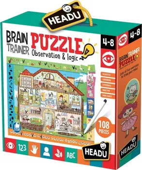 Puzzle Headu Brain Trainer s hledáním obrázků 108 dílků
