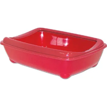 WC Arist-o-cat červené s okrajem, 50 cm