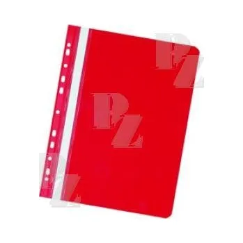 Plastový rychlovazač A4 PVC EURO červený, Herlitz