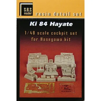 Plastikový model S.B.S model 1/48 Ki-84 Hayate Cockpit set (HAS)