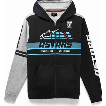 Pánská mikina Alpinestars Pánská černá mikina OVERTAKE HOODIE Alpinestars 1230-53175 10 - S