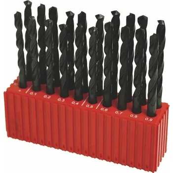 Vrták NÁSTROJE CZ Sada vrtáků 20 dílů MODUL 10,00-11,90x0,1mm ČSN 221121RNHSS Pasivované