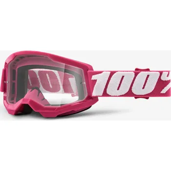 Motocyklové brýle Dětské motokrosové brýle 100% STRATA 2 FLETCHER čirý objektiv (Juniorské motokrosové brýle s čirým objektivem )