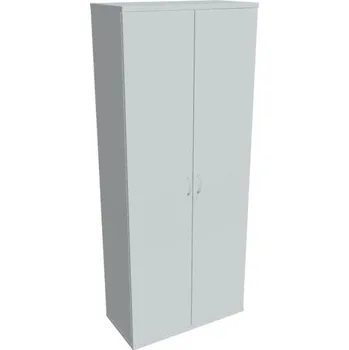 Kancelářský vozík HOBIS kancelářská šatní skříň - SZR 5 80 01, rozvorový zámek, šedá + doprava zdarma