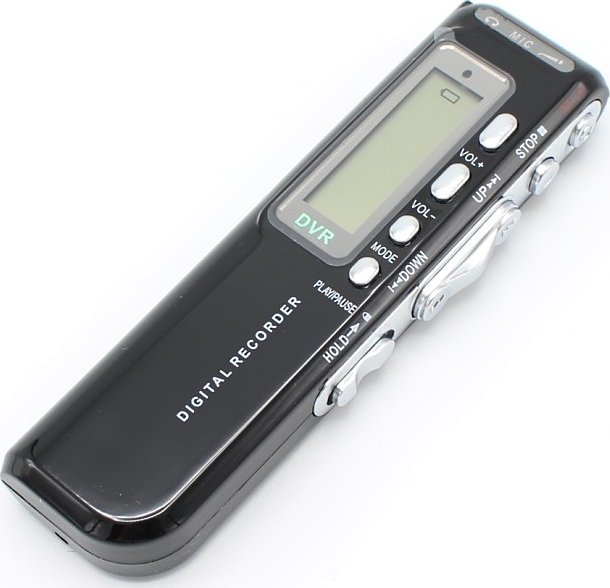 Mini digitální diktafon, MP3 přehrávač a telefonní rekordér