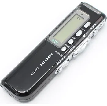 Diktafon Mini digitální diktafon, MP3 přehrávač a telefonní rekordér