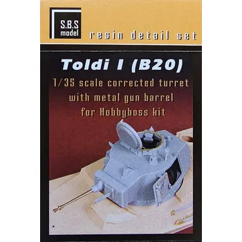 Plastikový model S.B.S model 1/35 Toldi I (B20) correct.turret&metal gun barrel