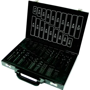 Vrták NÁSTROJE CZ Prodejní box s vrtáky ČSN 221121RNHSS 170kusů 1-10mm x 0,5mm Pasivované