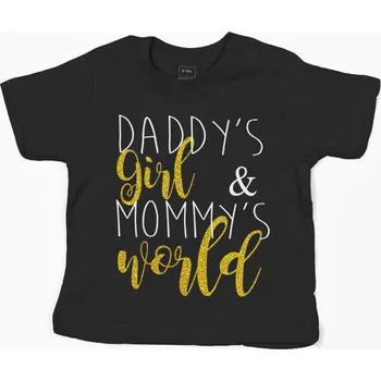 Pánské tričko Tričko DADDY'S GIRL Barva: Bílá, Velikost: 146 (10 let)