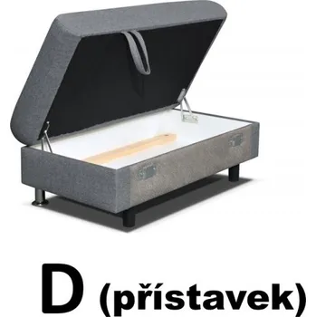 Nábytek MEBLOSOFT Modul k sedací soupravě BELLA - D s úložným prostorem
