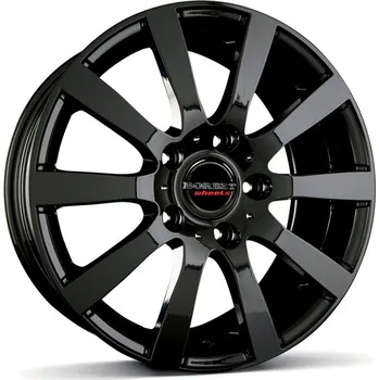 Alu kolo Alu disk Borbet C2C 7.5x17, 5x120, 65.1, ET45 black glossy