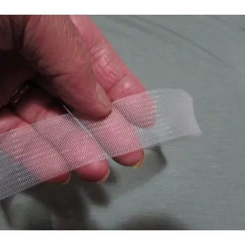 Stuha Krinolínová stuha š. 2,5 cm bílá MA 135