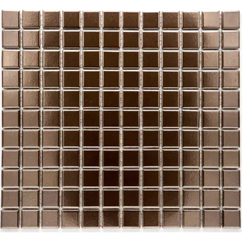 Obklad Keramická mozaika měděná 25x25mm