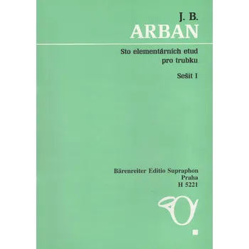 ARBAN: Sto elementárních etud pro trubku I (cvičení 1-50) / trumpeta