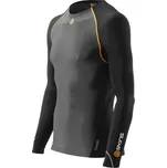 SKINS S400 Mens Thermal Long Sleeve Top - Black (pánské zimní kompresní triko s dlouhým rukávem) S