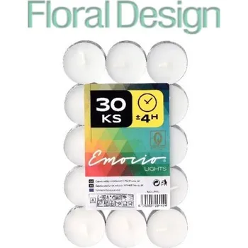 Svíčka Svíčka čajová 4h., 30 ks