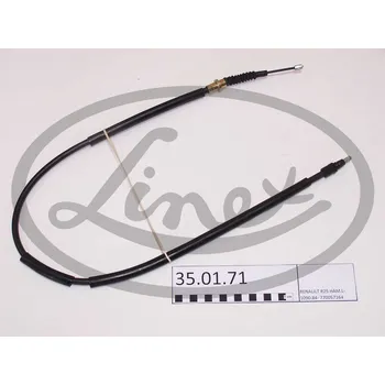 Lanko parkovací brzdy Tazne lanko, provozni brzda, , 7700571640, 7701348781, LINEX, 35.01.71