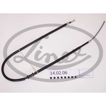 Lanko parkovací brzdy Tazne lanko, provozni brzda, , 46799091, 46799093, LINEX, 14.02.06