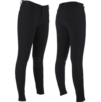 Jezdecké kalhoty QHP Rajtky Luc Junior QHP, dětské, černé 164