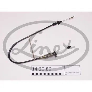 Lanko parkovací brzdy Lanko plynu, , 82412187, 82450970, LINEX, 14.20.86