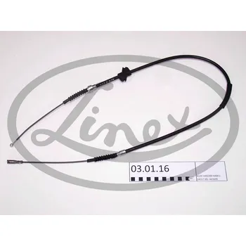 Lanko parkovací brzdy Tazne lanko, provozni brzda, , 443609721E, 443609721G, 443609721GE, LINEX, 03.01.16