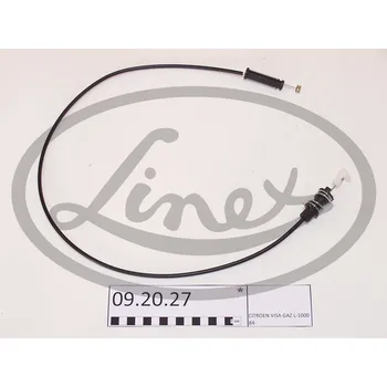 Lanko parkovací brzdy Lanko plynu, , 95595357, LINEX, 09.20.27