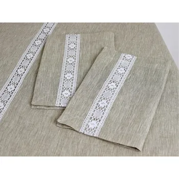 prostírání Snový svět Lněné prostírání krajkové 2