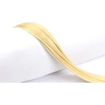 Příčesek Beauty for You Slovanské vlasy - mikro pásky 2 cm, vlasy 35 cm, pro sendvičovou metodu VÝPRODEJ: PW - pearl blonde - perlová blond