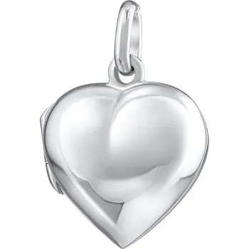 Přívěsek Stříbrný medailon otevirací srdce 17 mm