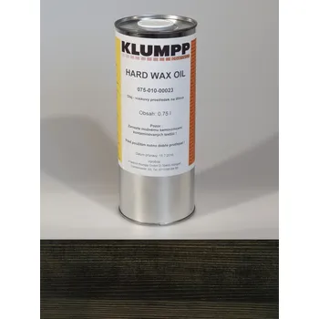 barva a nátěr na dřevo Hard Wax Oil - Grafit 500, plechovka 0,25 l, vnitřní olej na nábytek s tvrdým voskem