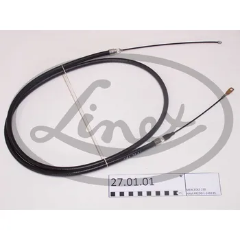 Lanko parkovací brzdy Tazne lanko, provozni brzda, , 1244201285, 1244202585, LINEX, 27.01.01