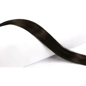Příčesek Beauty for You Slovanské vlasy - mikro pásky 2 cm, vlasy 35 cm, pro sendvičovou metodu VÝPRODEJ: 2 dark brown - tmavě hnědá