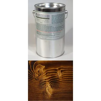 Olej na dřevo Hyperticus BIO - Kolorovací olej na dřevo - Tmavý ořech 378, plechovka 0,25 l