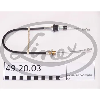 Lanko parkovací brzdy Lanko plynu, , LINEX, 49.20.03