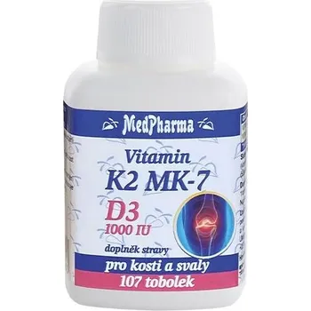 Medpharma Vitamin K2 + D3 1000 IU 107 tbl.