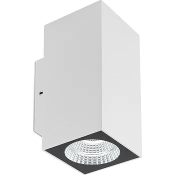 Venkovní osvětlení Redo 90087 Quad, bílé venkovní nástěnné svítidlo, 2x3W LED 3000K, výška 12,8cm, IP65