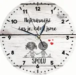 Bohemia Gifts Dřevěné hodiny 24 cm pro…