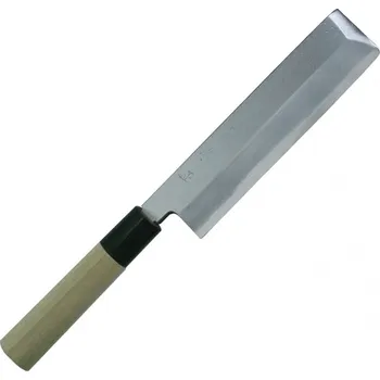 Kuchyňský nůž Kanetsune Usuba 150mm Horn / Magnolia wood