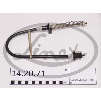 Lanko parkovací brzdy Lanko plynu, , 7550278, LINEX, 14.20.71