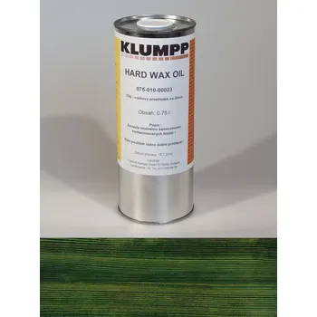 Olej na dřevo Hard Wax Oil - Tmavá zeleň 548, plechovka 0,75 l, vnitřní olej na nábytek s tvrdým voskem