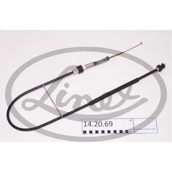 Lanko parkovací brzdy Lanko plynu, , 7578735, 7606108, LINEX, 14.20.69