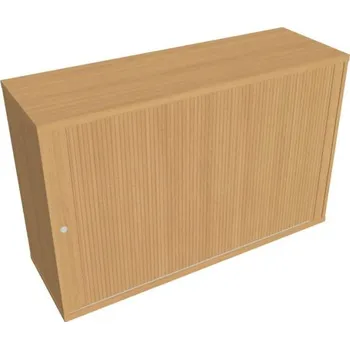 Kancelářský vozík HOBIS kancelářská policová skříň - SZ 2 120 01 P, zámek Huwill, roleta pravá, buk + doprava zdarma