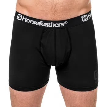 Trenýrky horsefeathers Pánské trenky dynasty boxer shorts (black)