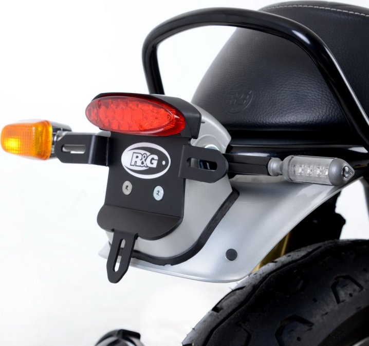 R&G Racing Držák SPZ, ROYAL Enfield Interceptor 650 , Continental GT 650, černá