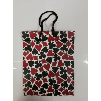 Dárková taška Dárková taška s motivem karet 23 x 17 x 9 cm | 5 kusů