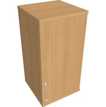 Kancelářský vozík HOBIS kancelářská policová skříň horní - SZ 2 40 01 P H, zámek Huwill, buk + doprava zdarma
